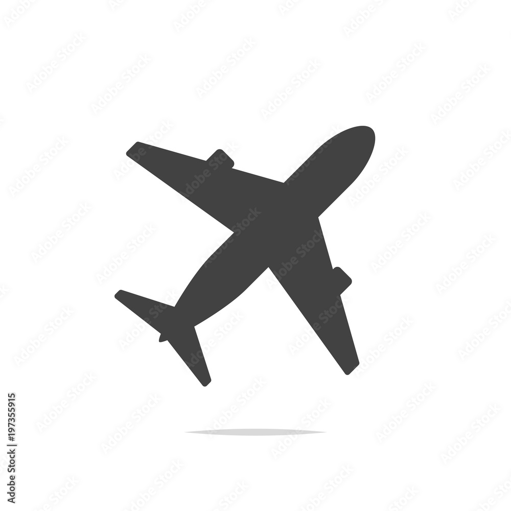 Airplane icon vector Airplane icon vector