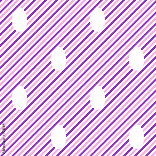 EASTER EGGS PINK AND VIOLET STRIPED TEXTURE. SPRING SEAMLESS VECTOR PATTERN.