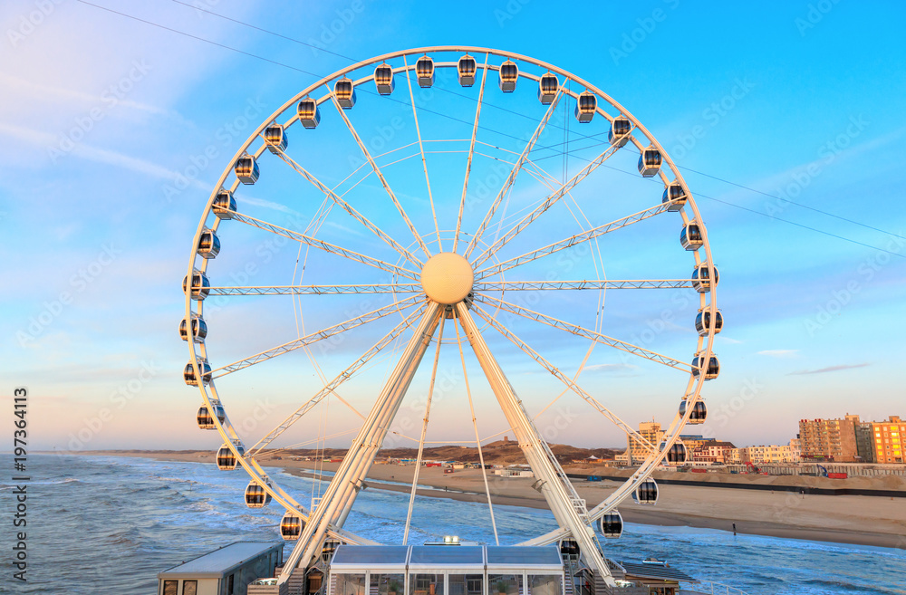 The Ferris Wheel at Scheveningen in Netherlands