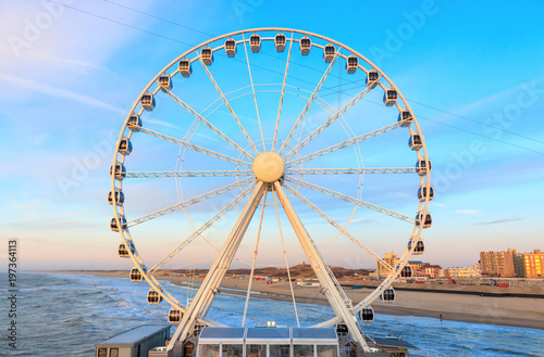 The Ferris Wheel at Scheveningen in Netherlands