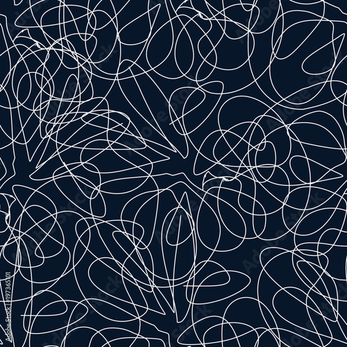 Abstract seamless pattern of many lines