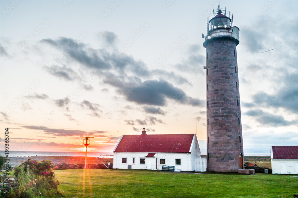 Lighthouse at sunset