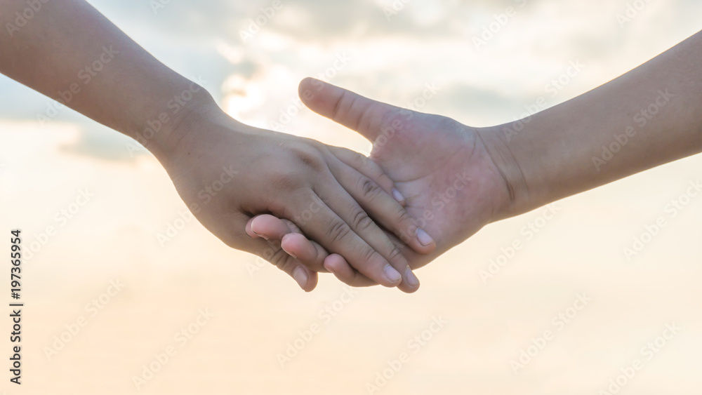 hand holding lovely story. good memories time hand holding lovely story. good memories time