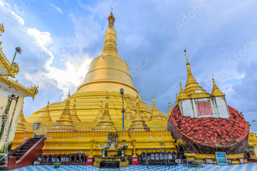 Shwemawdaw Pagoda the hightest pagoda in Myanmar, Bago, Myanmar. photo