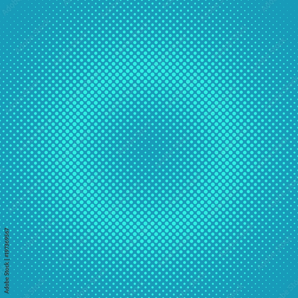 Plakat Geometryczny abstrakcjonistyczny halftone kropki wzoru tło - wektorowa ilustracja od okregów
