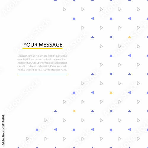 Abstract geometric background design. Minimalist style