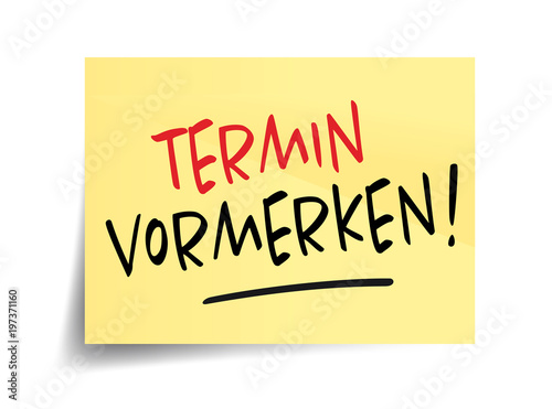 Termin vormerken