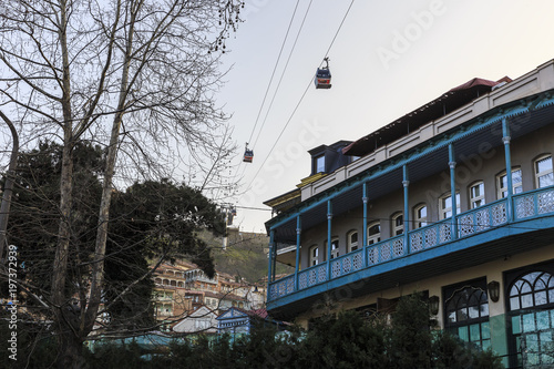 The cable car in Tbilisi