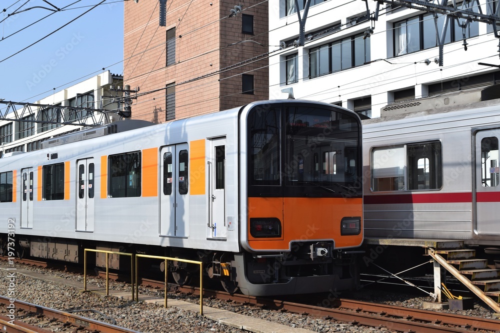 Suburban train of Greater Tokyo Area (Tobu 50000 series)