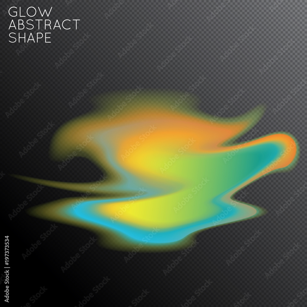 Abstract glow plasma shape Abstract glow plasma shape
