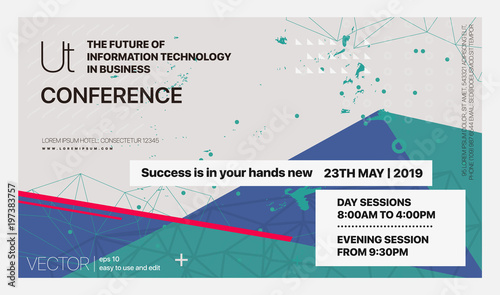 Business poster. Template of the cover, magazine or background of the presentation. Use in presentation, flyer and leaflet, corporate report, marketing, advertising, annual report, banner.