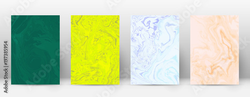 Abstract cover. Modern design template. Admirable suminagashi marble. Minimalistic hipster flyer design. Original trendy abstract cover. Vector illustration.