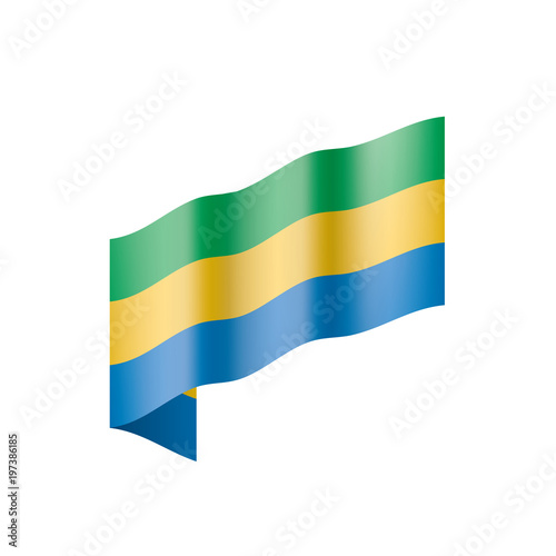 Free Download Gabon flag, vector illustration - GFXLoad