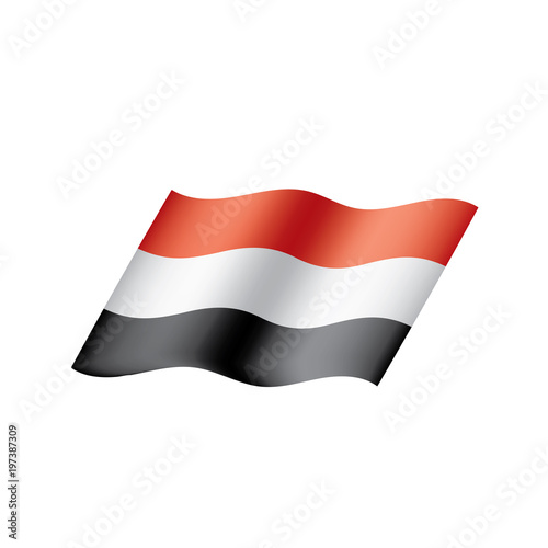 Free Download Yemeni flag, vector illustration - GFXLoad