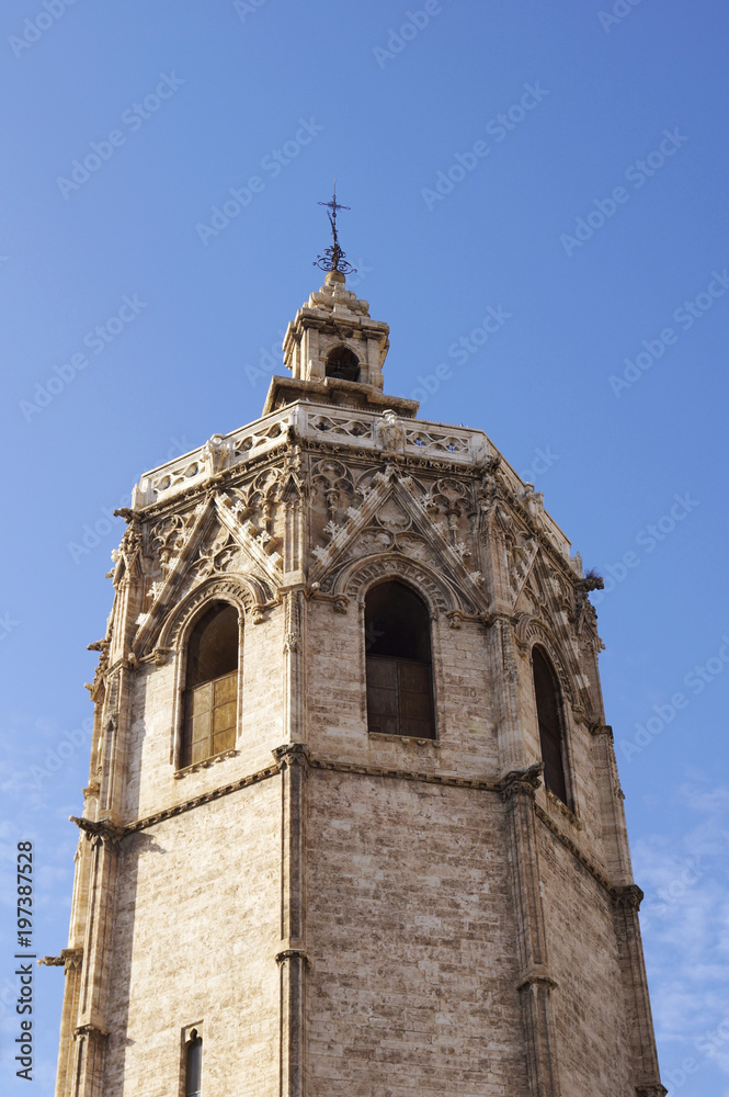 The Micalet tower in Valencia
