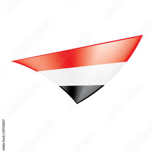 Free Download Yemeni flag, vector illustration - GFXLoad