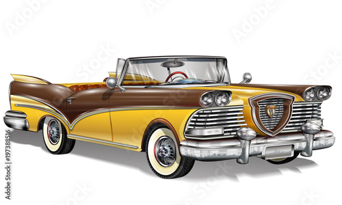 Retro car. 