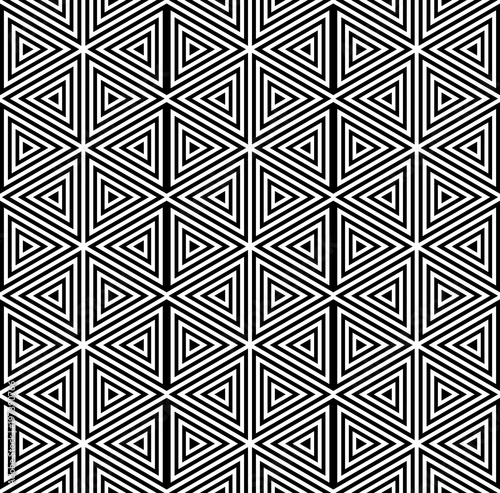 Seamless triangles pattern. Geometric texture.