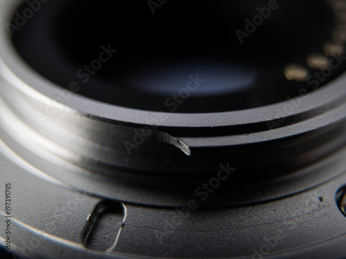 Bayonet lens close-up macro photo