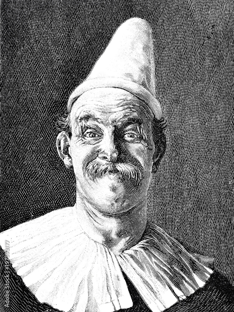 Fototapeta premium Portrait eines Clowns