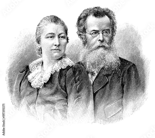 Portrait von Therese und Felix Dahn