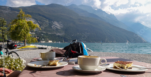Kaffepause am Gardasee