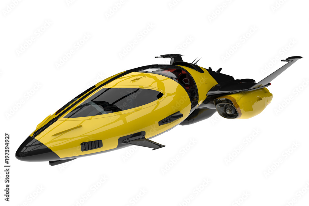 Fototapeta premium spaceship universe explorer