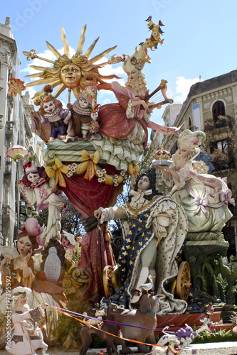 Falla de valencia, España