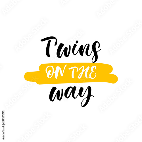 Hand lettered baby quote