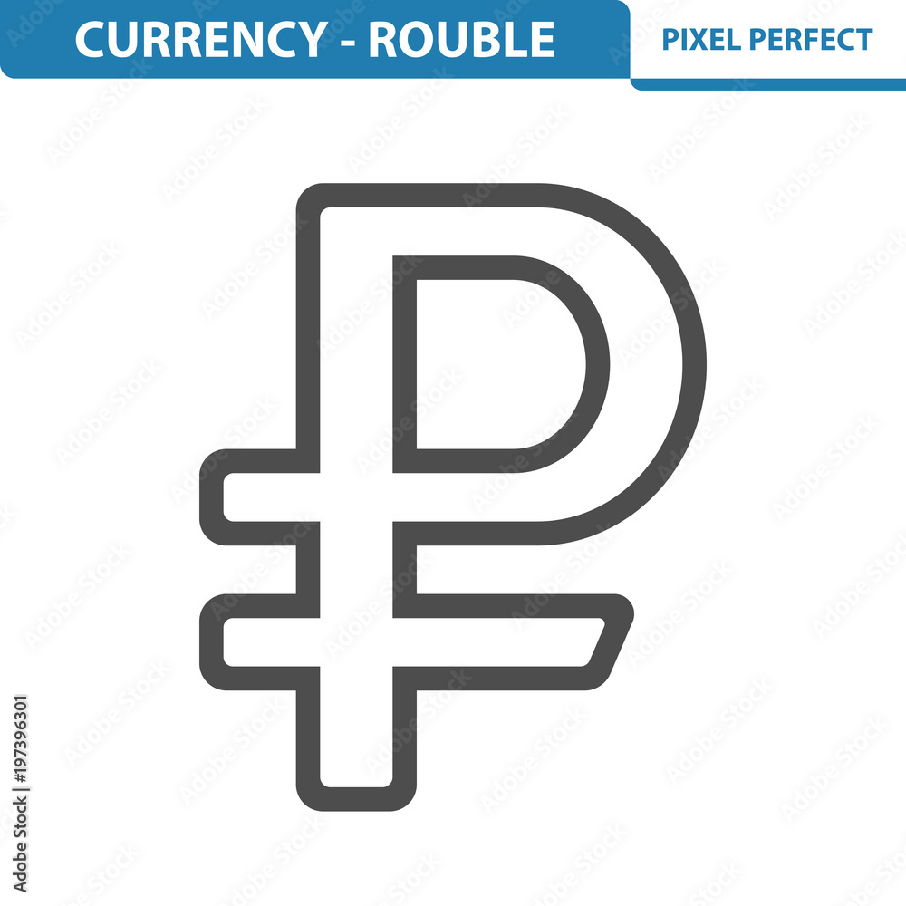 Ruble / Rouble Icon. EPS 8 format. Ruble / Rouble Icon. EPS 8 format.