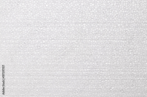 White polystyrene foam, Styrofoam texture background, Close up