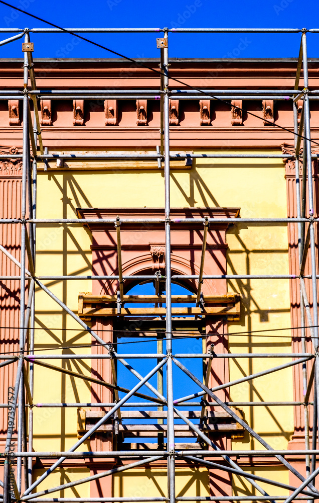 Fototapeta premium scaffolding