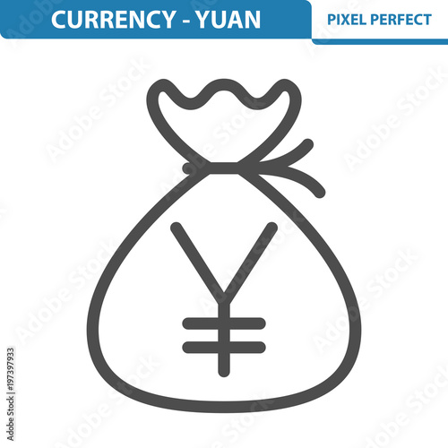 Yen / Yuan Icon. EPS 8 format.