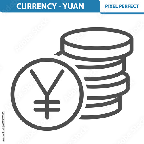 Yen / Yuan Icon. EPS 8 format.