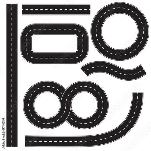 track race set illustration