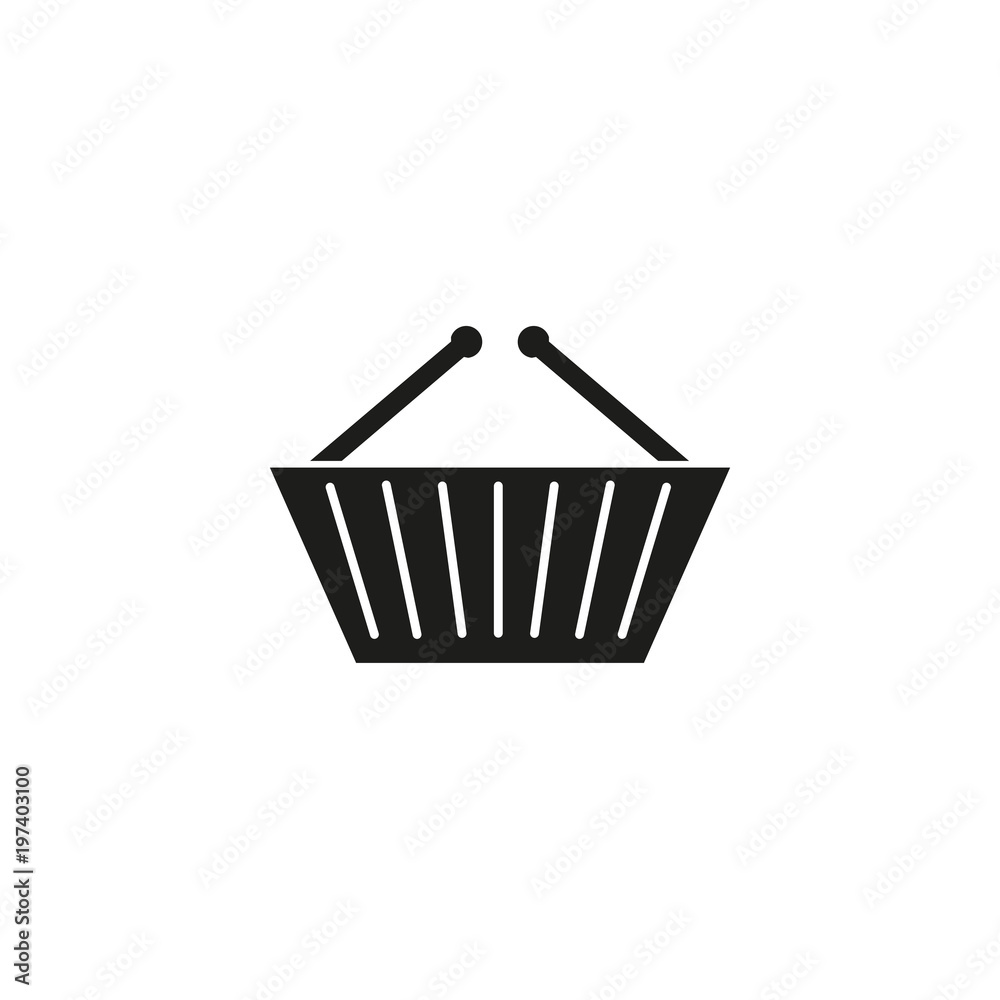 Basket shop black icon Basket shop black icon