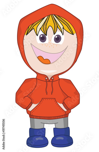 niño,chico,rubio,sonriente,feliz,contento,bueno,bonito,lind,o,pequeño,alegre,divertido,rubioamarillo,naranja,sudadera,atento,dispuesto,infantil,simpático,curioso,travieso,ingenúo,inosente