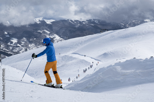 abetone italy - skier photo