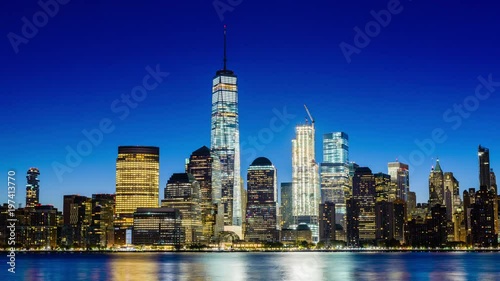 New York City East River Cityscape