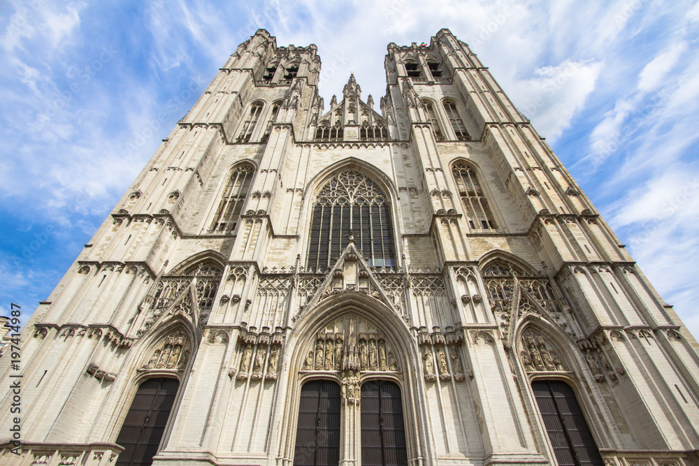 Cathedral St. Michael and St. Gudula in Brussel, Belgium