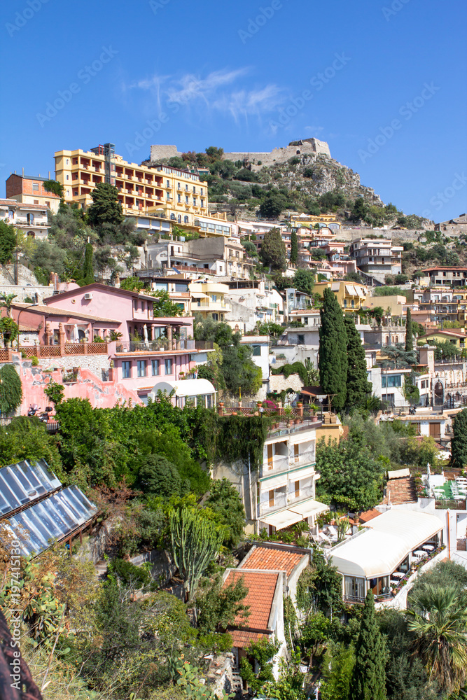 Overview of Taormina, Italy