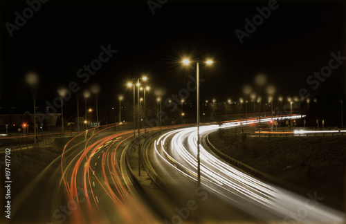 cars light trails