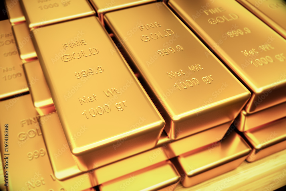 Stack Of Gold Bullion’s Stack Of Gold Bullion’s