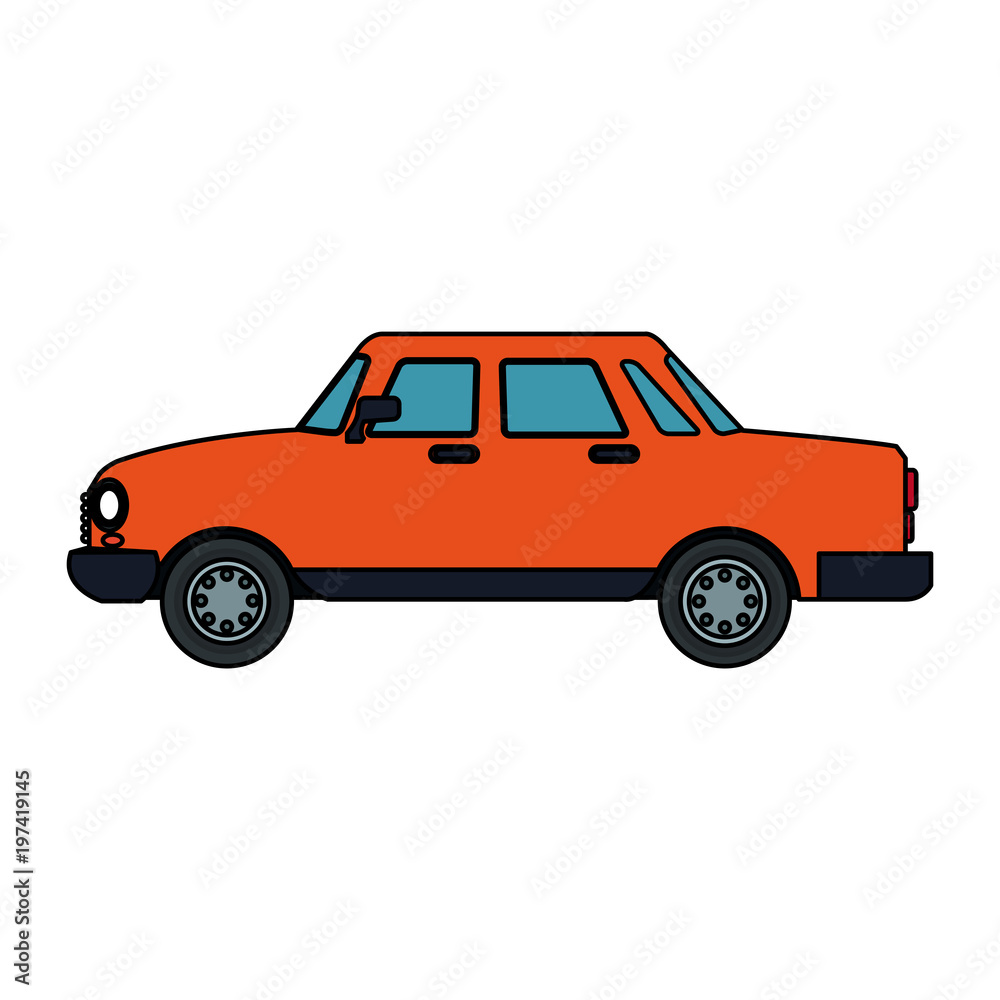 Car vehicle isolated vector illustration graphic design