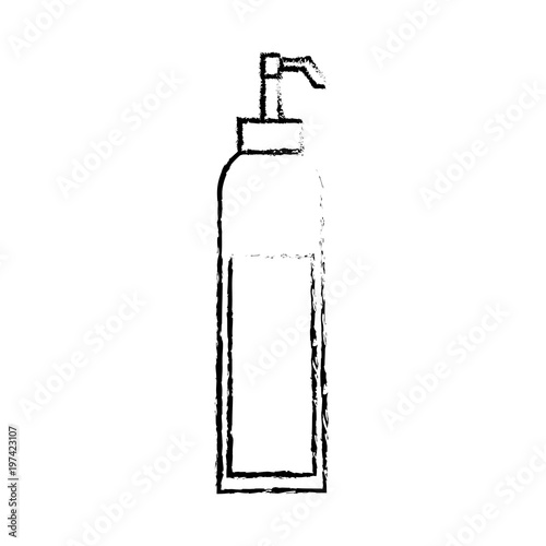 dispenser of sauce ingient condiment vector illustration sketch design
