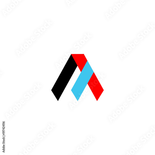 Free Download art of colourful letter m logo vector - GFXLoad
