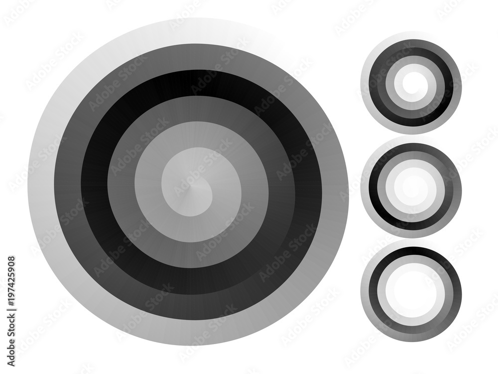 Abstract spiral background. Black and white halftone vector Abstract spiral background. Black and white halftone vector