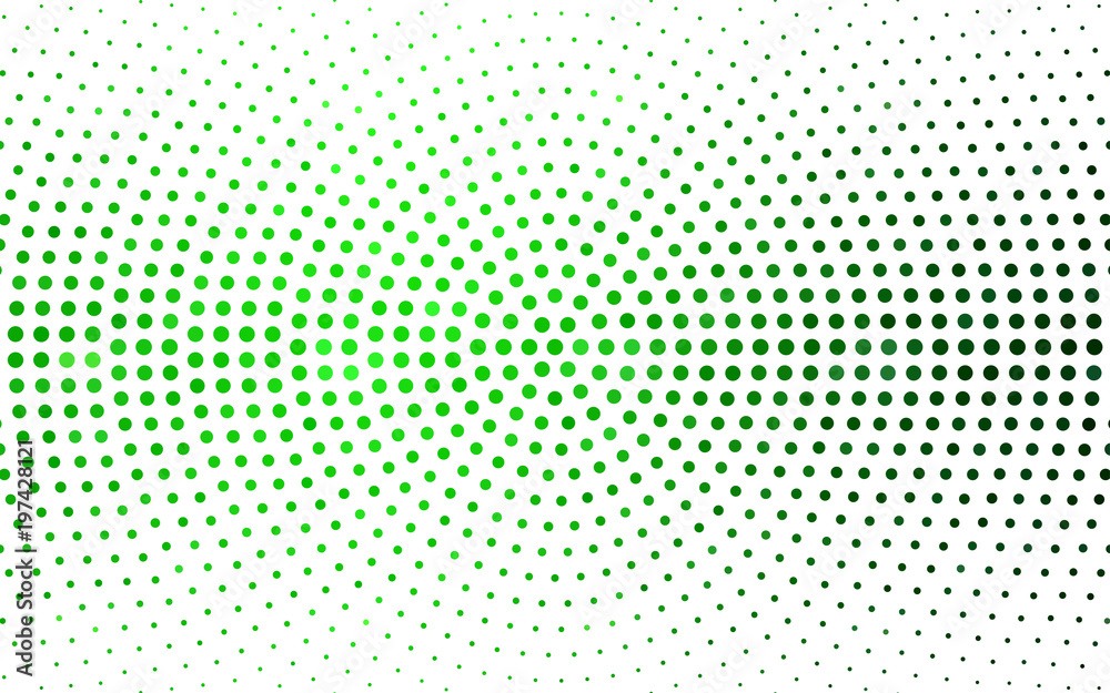Light Green vector banners set of circles, spheres.