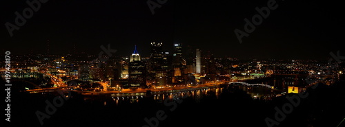 Pittsburgh Night Skyline
