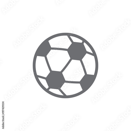 ball for football icon. Simple element illustration. ball for football symbol design template. Can be used for web and mobile